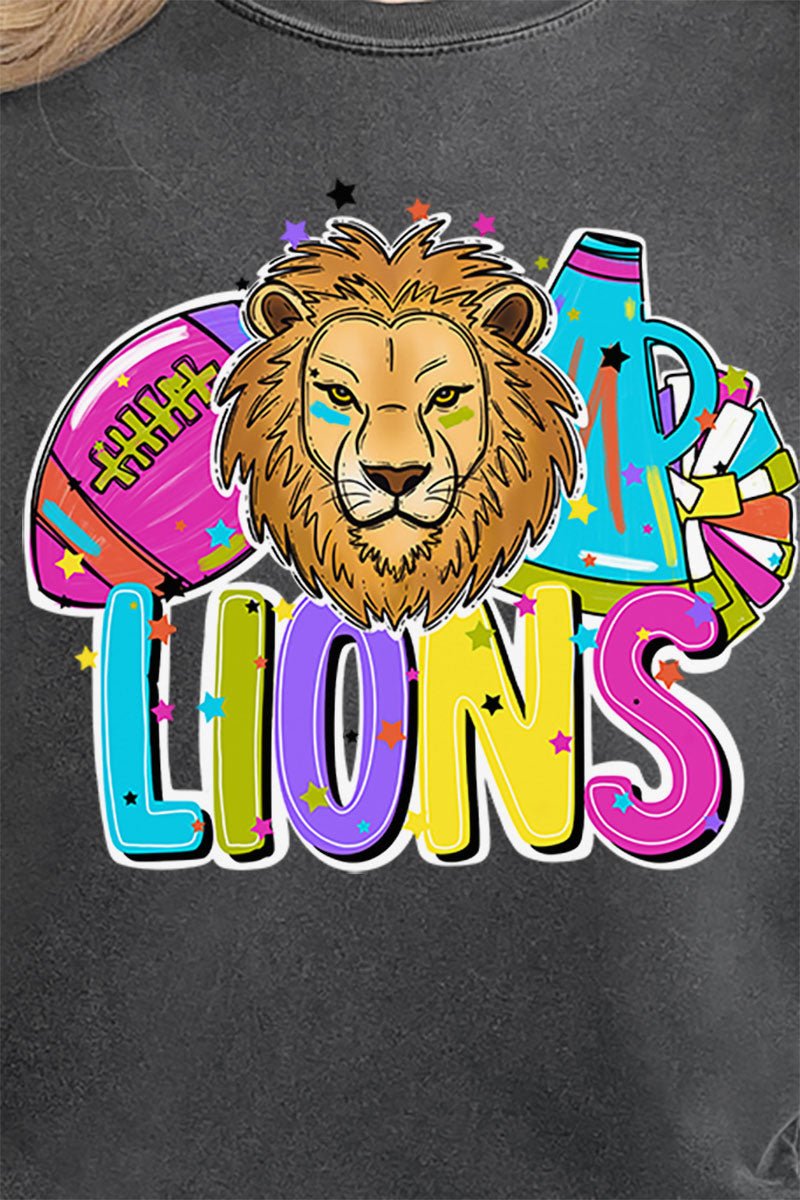 Bright Lions Colorful Comfort Colors Adult Ring - Spun Cotton Tee - Wholesale Accessory Market