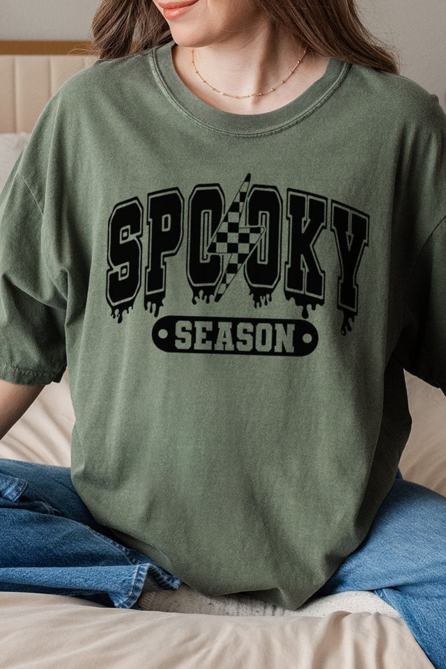 Drippy Spooky Season Comfort Colors Adult Ring - Spun Cotton Tee - Wholesale Accessory Market