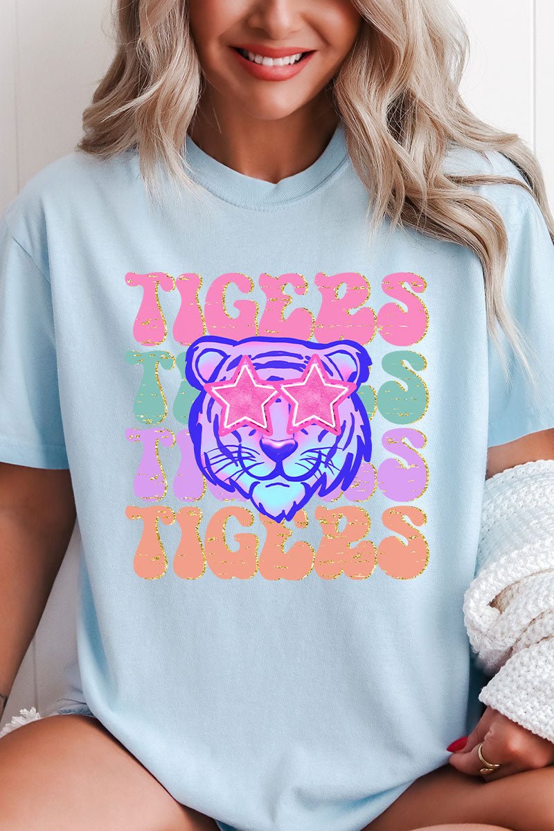 Tigers Spirit Comfort Colors Adult Ring - Spun Cotton Tee - Wholesale Accessory Market