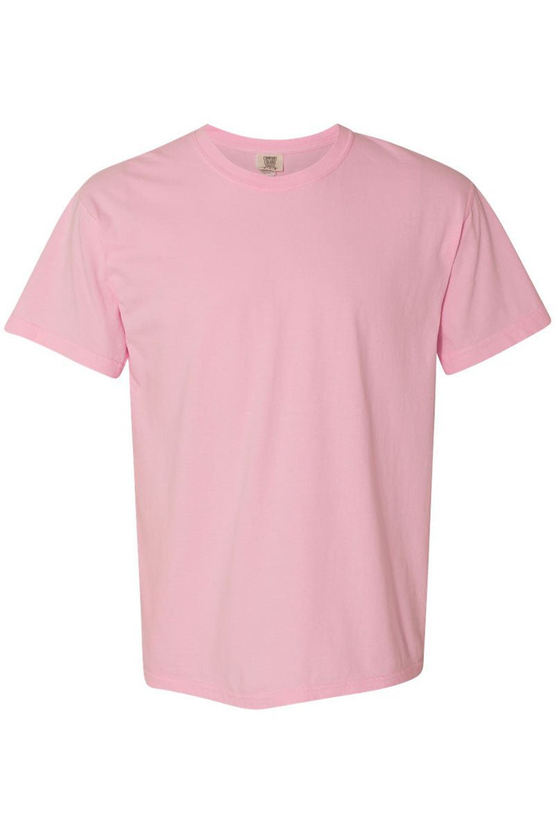 Block Pink Out Go Fight Win Comfort Colors Adult Ring - Spun Cotton Tee - Wholesale Accessory Market