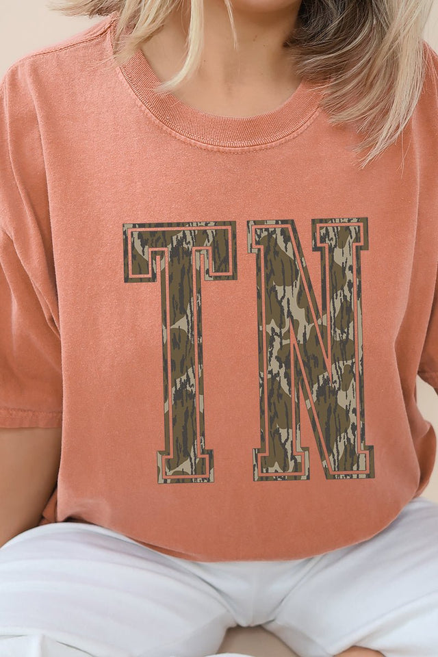 Camo TN Comfort Colors Adult Ring - Spun Cotton Tee - Wholesale Accessory Market