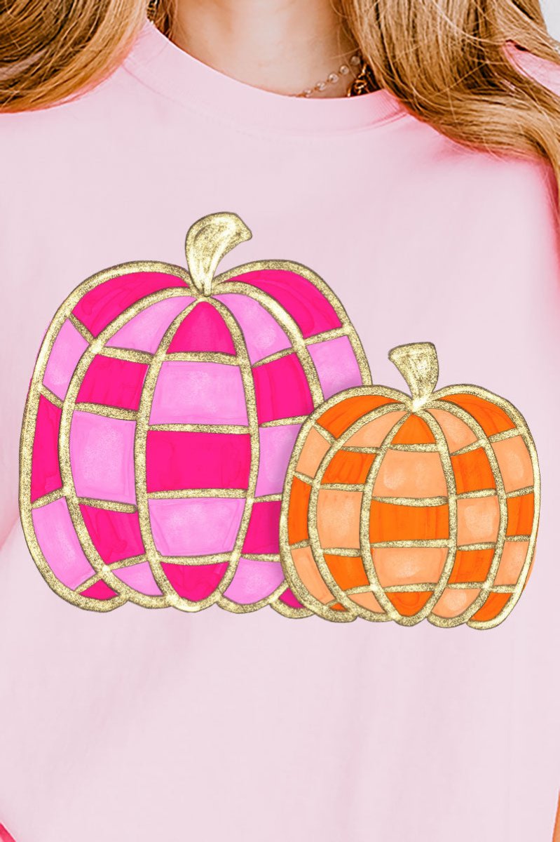 Check Us Out Pumpkins Comfort Colors Adult Ring - Spun Cotton Tee - Wholesale Accessory Market