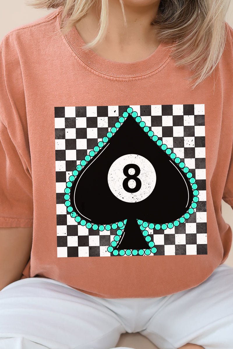 Eight Of Spades Comfort Colors Adult Ring - Spun Cotton Tee - Wholesale Accessory Market