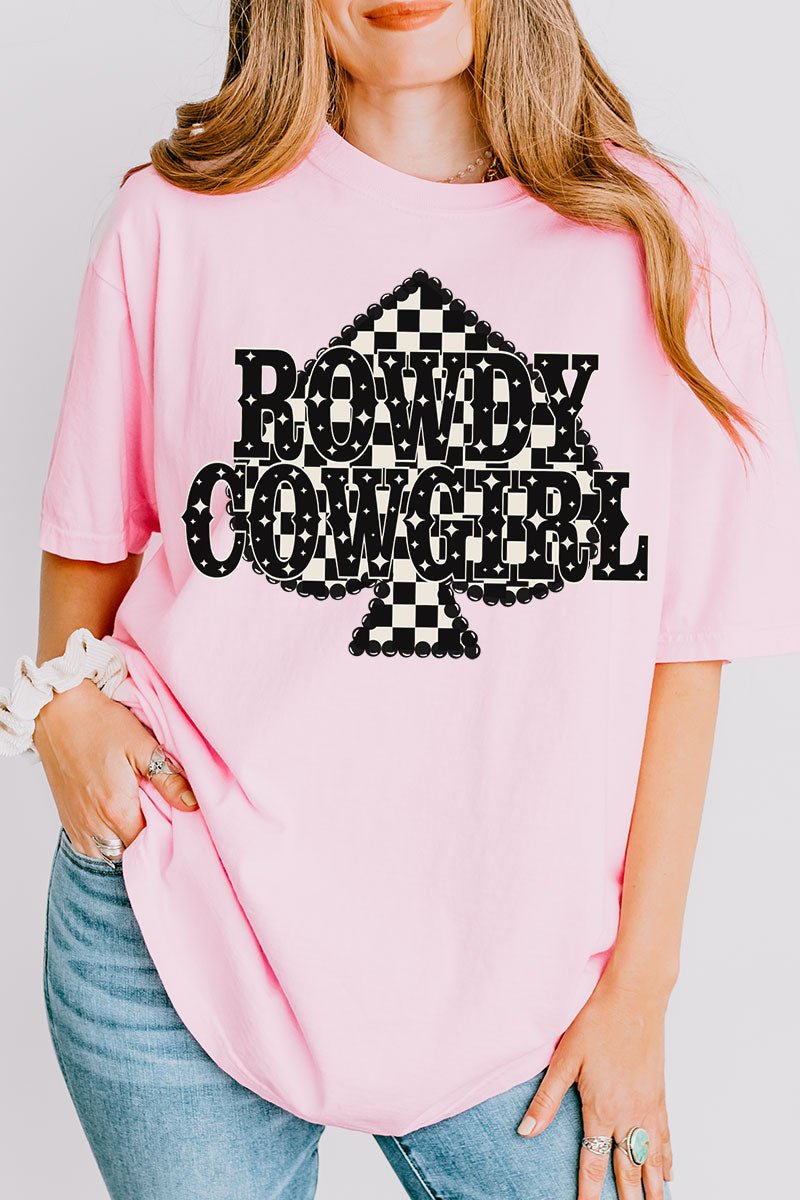 Rowdy Cowgirl Comfort Colors Adult Ring - Spun Cotton Tee - Wholesale Accessory Market