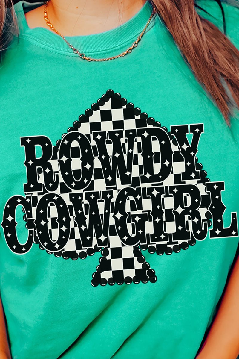 Rowdy Cowgirl Comfort Colors Adult Ring - Spun Cotton Tee - Wholesale Accessory Market