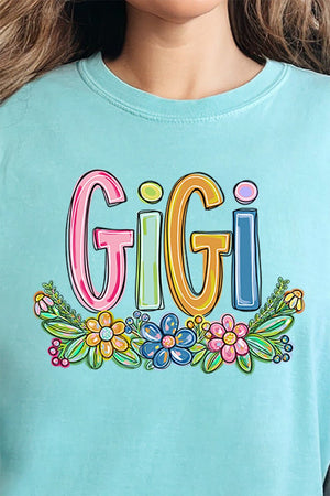 Spring Floral Gigi Adult Ring-Spun Cotton Tee - Wholesale Accessory Market