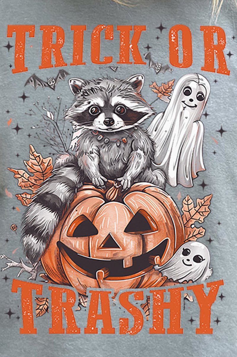 Trick Or Trashy Comfort Colors Adult Ring - Spun Cotton Tee - Wholesale Accessory Market