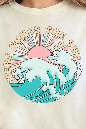 Waves Here Comes The Sun Adult Ring-Spun Cotton Tee - Wholesale Accessory Market