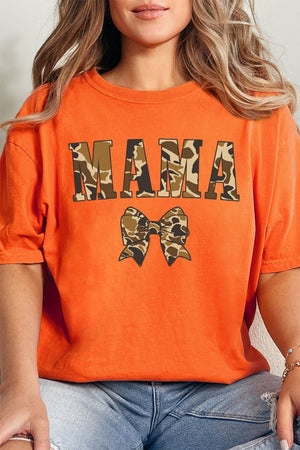 Camo Coquette Mama Comfort Colors Adult Ring - Spun Cotton Tee - Wholesale Accessory Market