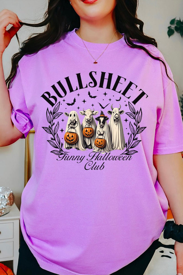 Bull Sheet Halloween Club Comfort Colors Adult Ring - Spun Cotton Tee - Wholesale Accessory Market