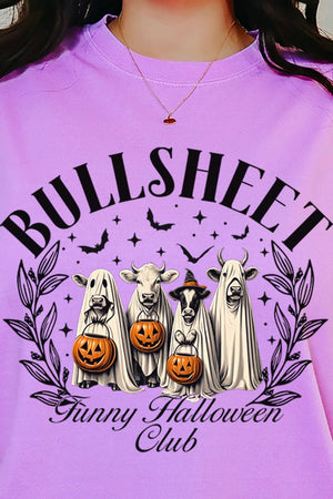 Bull Sheet Halloween Club Comfort Colors Adult Ring - Spun Cotton Tee - Wholesale Accessory Market