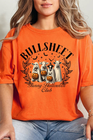 Bull Sheet Halloween Club Comfort Colors Adult Ring - Spun Cotton Tee - Wholesale Accessory Market