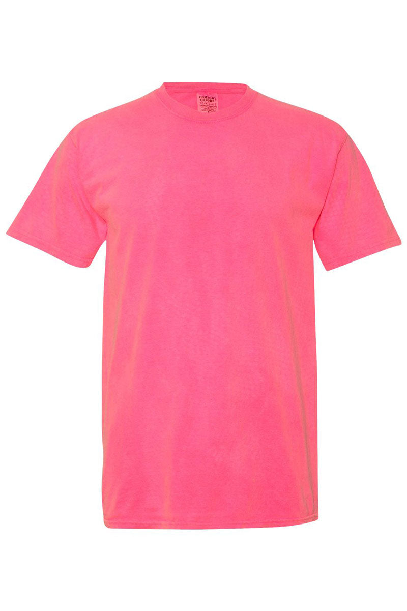 Block Pink Out Go Fight Win Comfort Colors Adult Ring - Spun Cotton Tee - Wholesale Accessory Market