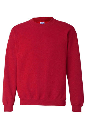 Red Raspberry Dot Bow Heavy - weight Crew Sweatshirt - Wholesale Accessory Market