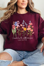 Consider How The Wildflowers Grow Heavy - weight Crew Sweatshirt - Wholesale Accessory Market