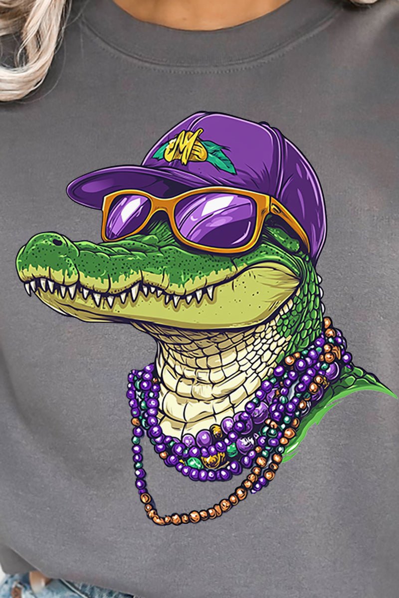 Gator Gras Heavy - weight Crew Sweatshirt - Wholesale Accessory Market