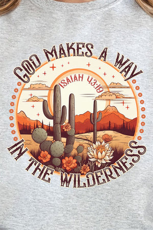 God Makes A Way Heavy - weight Crew Sweatshirt - Wholesale Accessory Market