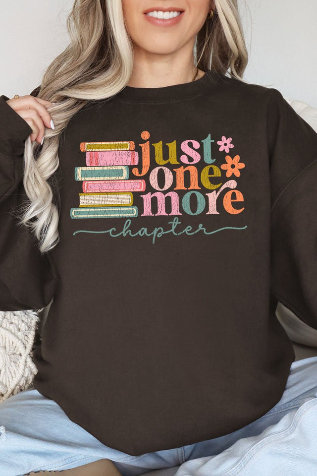 Just One More Chapter Heavy-weight Crew Sweatshirt - Wholesale Accessory Market