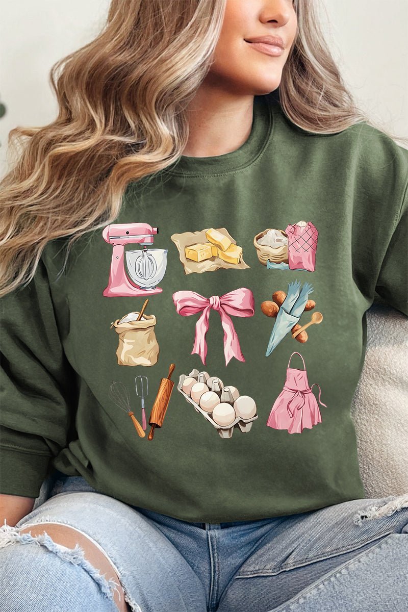 Knead The Love Heavy - weight Crew Sweatshirt - Wholesale Accessory Market