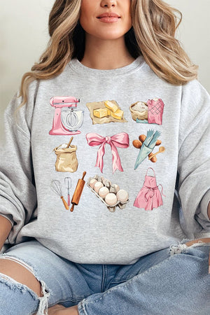 Knead The Love Heavy - weight Crew Sweatshirt - Wholesale Accessory Market