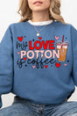 Love Potion Is Coffee Heavy - weight Crew Sweatshirt - Wholesale Accessory Market