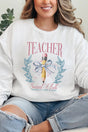 Teacher Social Club Heavy - weight Crew Sweatshirt - Wholesale Accessory Market