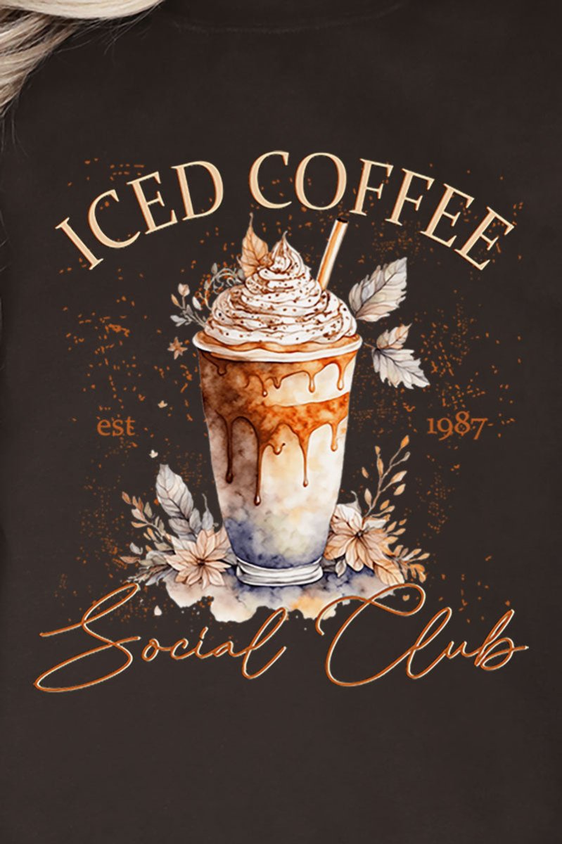 Iced Coffee Social Club Heavy - weight Crew Sweatshirt - Wholesale Accessory Market