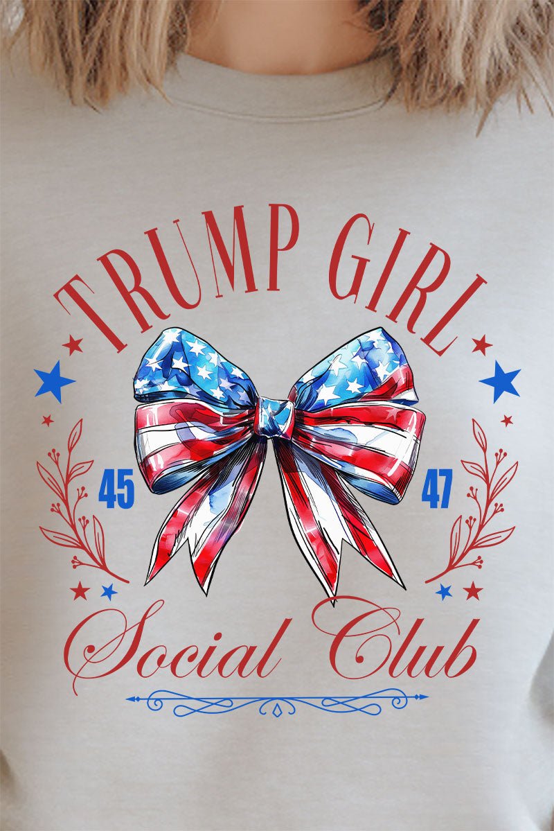 Trump Girl Social Club Heavy - weight Crew Sweatshirt - Wholesale Accessory Market