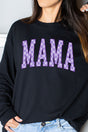 Purple Checkered Mama Unisex Dri - Power Long - Sleeve 50/50 Tee - Wholesale Accessory Market