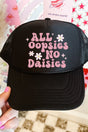 All Oopsies No Daisies Otto Black Foam Front Trucker Hat - Wholesale Accessory Market