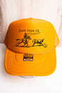 Cowboy Just Rope It Gold Foam Front Trucker Hat - Wholesale Accessory Market