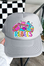 Bright Rebels Colorful Otto Gray Foam Front Trucker Hat - Wholesale Accessory Market