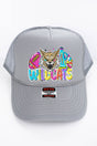 Bright Wildcats Colorful Otto Gray Foam Front Trucker Hat - Wholesale Accessory Market