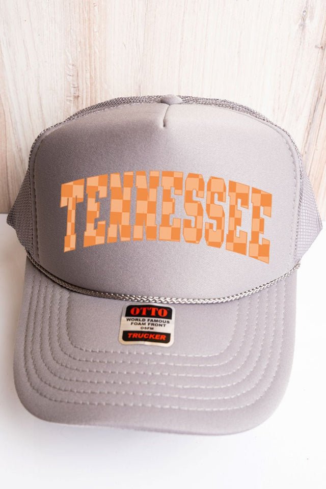 Check It Out Tennessee Otto Gray Foam Front Trucker Hat - Wholesale Accessory Market