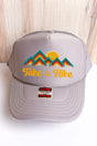 Take A Hike Gray Foam Front Trucker Hat - Wholesale Accessory Market