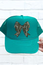 Camo Coquette Otto Jade Foam Front Trucker Hat - Wholesale Accessory Market