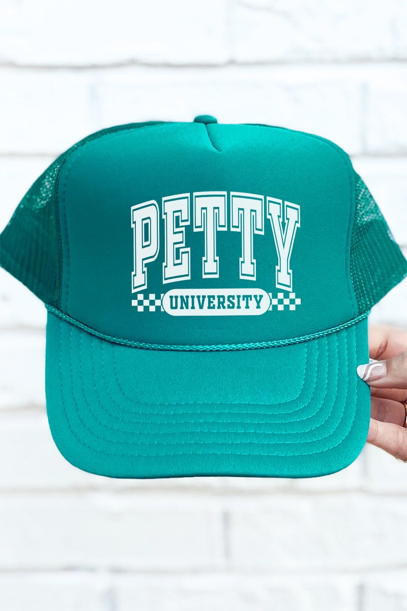 Petty University Otto Jade Foam Front Trucker Hat - Wholesale Accessory Market