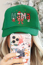 Festive Christmas Mama Otto Kelly Foam Front Trucker Hat - Wholesale Accessory Market