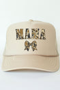 Camo Coquette Mama Otto Khaki Foam Front Trucker Hat - Wholesale Accessory Market