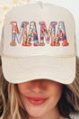 Faux Patchwork Mama Otto Khaki Foam Front Trucker Hat - Wholesale Accessory Market