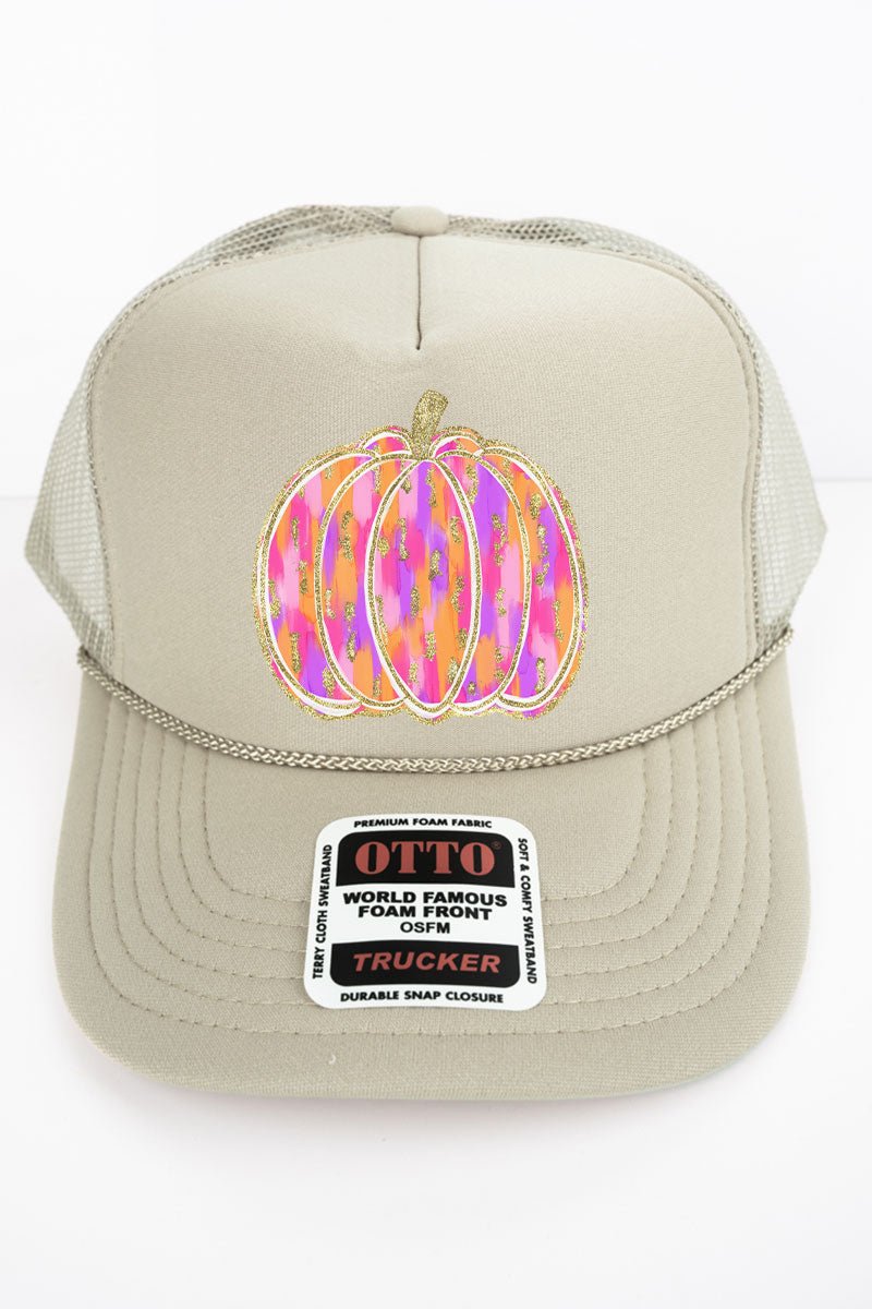 Glamour Gourd Otto Khaki Foam Front Trucker Hat - Wholesale Accessory Market