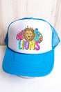 Bright Lions Colorful Otto Neon Blue with White Foam Front Trucker Hat - Wholesale Accessory Market