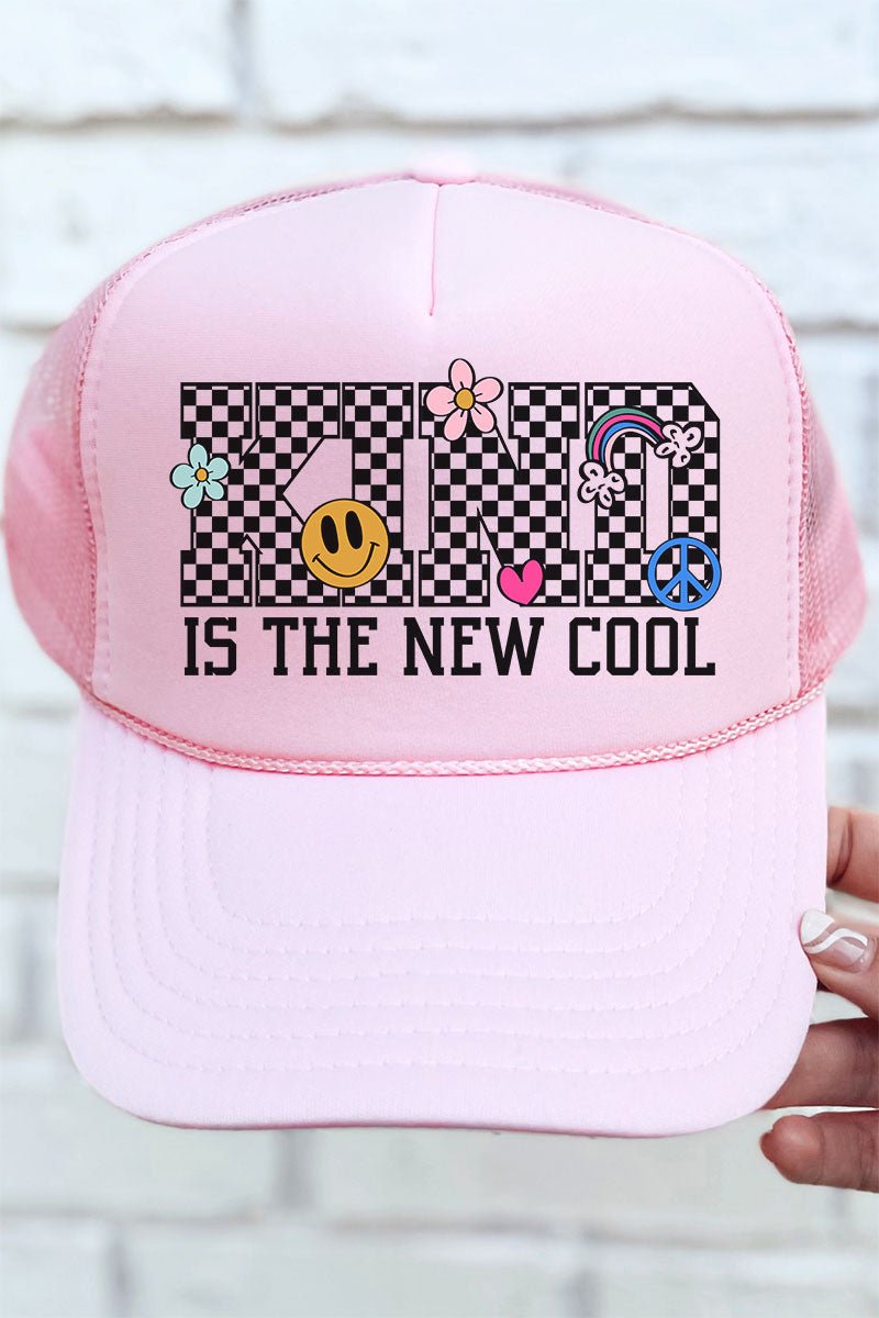 Kind Is The New Cool Otto Soft Pink Foam Front Trucker Hat - Wholesale Accessory Market