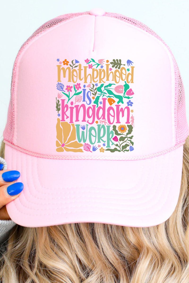 Kingdom Work Otto Soft Pink Foam Front Trucker Hat - Wholesale Accessory Market