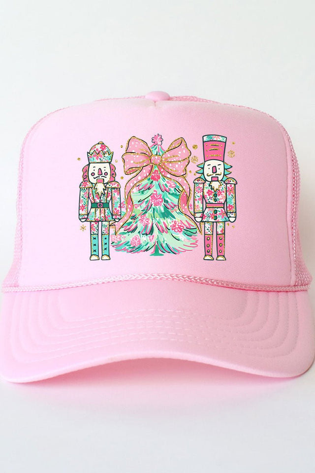 Nutcracker Preppy Blossom Otto Soft Pink Foam Front Trucker Hat - Wholesale Accessory Market