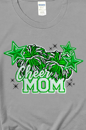 Green Cheer Mom Short Sleeve Relaxed Fit T - Shirt - Wholesale Accessory Market