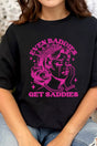 Baddies Get Saddies Short Sleeve Relaxed Fit T-Shirt - Wholesale Accessory Market