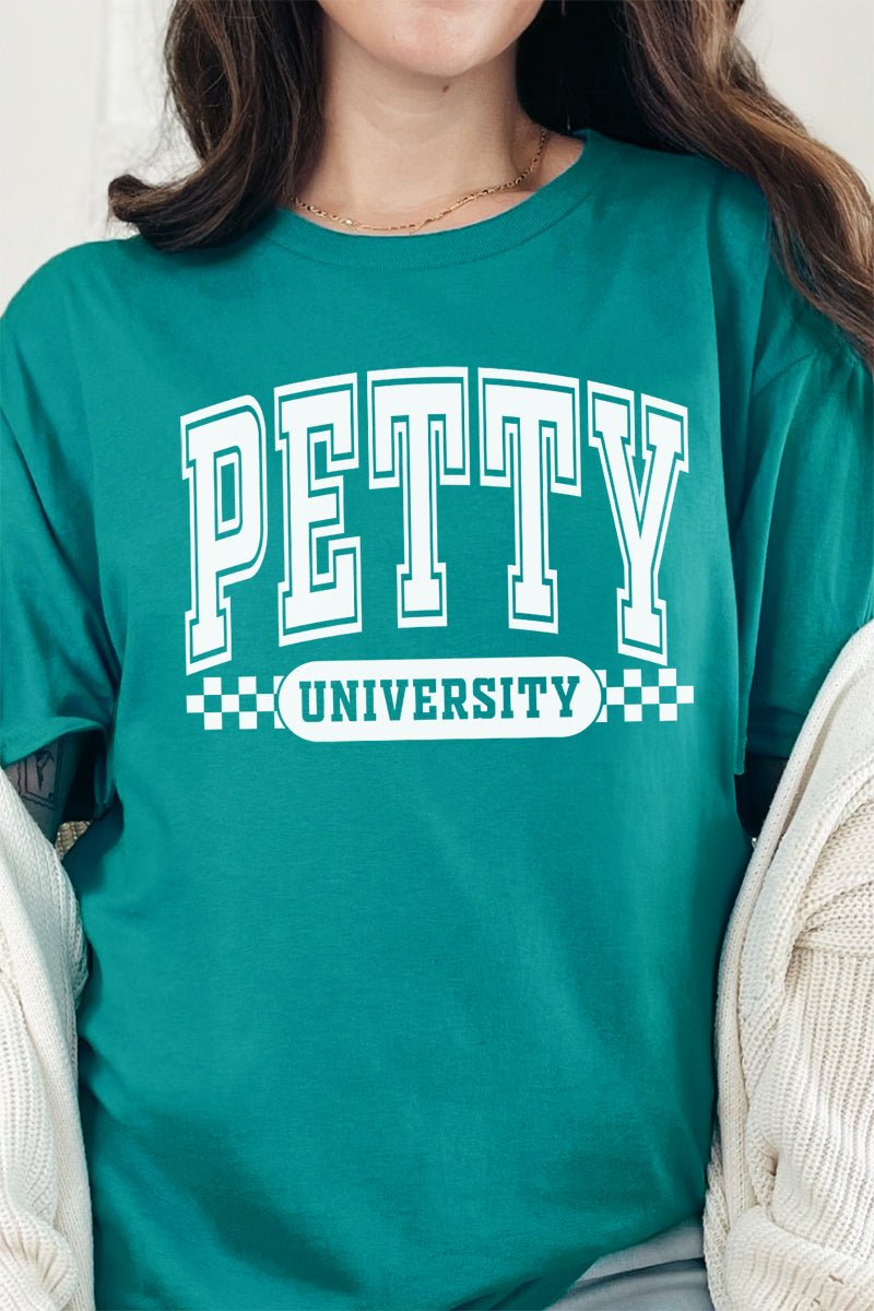 Petty University Short Sleeve Relaxed Fit T-Shirt - Wholesale Accessory Market