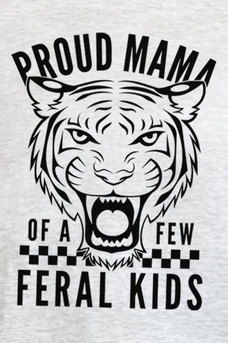 Proud Mama Feral Kids Short Sleeve Relaxed Fit T-Shirt - Wholesale Accessory Market