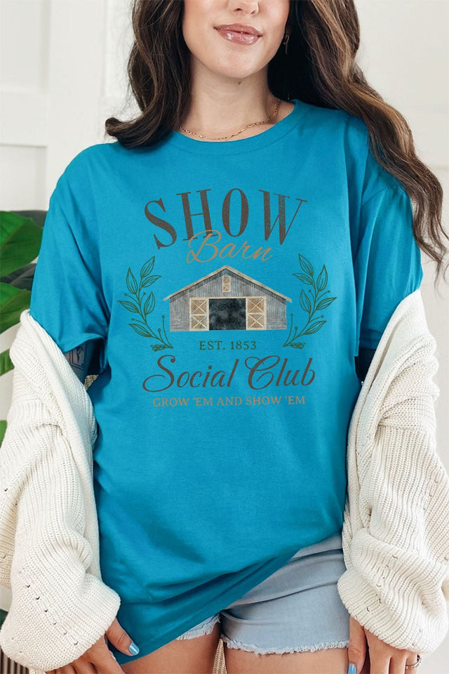 Show Barn Social Club Short Sleeve Relaxed Fit T - Shirt - Wholesale Accessory Market